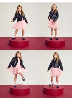 Sinsay - Sukienka babydoll z tiulowym dołem - różowy ze sklepu Sinsay w kategorii Sukienki dziewczęce - zdjęcie 188123853