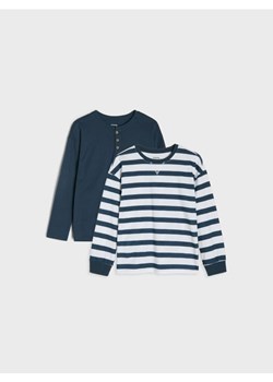 Sinsay - Bawełniane koszulki 2 pack - biały ze sklepu Sinsay w kategorii T-shirty chłopięce - zdjęcie 188123883