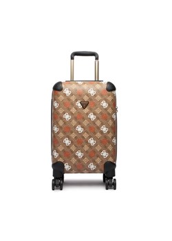 Walizka kabinowa Guess Eliette TWB931 59830 Beżowy ze sklepu eobuwie.pl w kategorii Walizki - zdjęcie 188123954