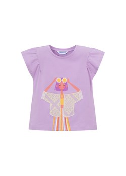 Mayoral Top 3007 Fioletowy Regular Fit ze sklepu MODIVO w kategorii Bluzki dziewczęce - zdjęcie 188124152