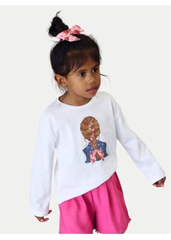 Mayoral Bluzka 3020 Biały Regular Fit ze sklepu MODIVO w kategorii Bluzki dziewczęce - zdjęcie 188124190