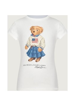 POLO RALPH LAUREN T-shirt | Regular Fit ze sklepu Gomez Fashion Store w kategorii Bluzki dziewczęce - zdjęcie 188124634
