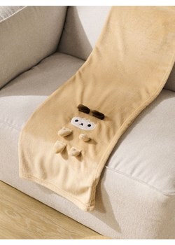 Sinsay - Koc niemowlęcy z motywem słonika - beżowy ze sklepu Sinsay w kategorii Kocyki dziecięce - zdjęcie 188125963