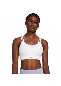 Biustonosz treningowy Under Armour UA Infinity High 2.0 Bra - biały ze sklepu Sportstylestory.com w kategorii Biustonosze - zdjęcie 188125974