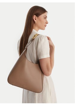 Torebka Calvin Klein Hardware Adj Strap Medium Bag LV04F3402G Beżowy ze sklepu eobuwie.pl w kategorii Torebki damskie - zdjęcie 188126194