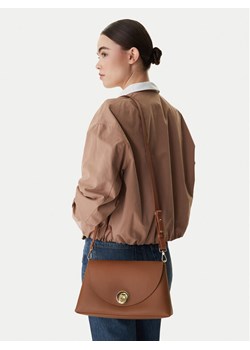 Torebka Coccinelle TOA Coccinellenikla E1 TOA 12 01 01 Brązowy ze sklepu eobuwie.pl w kategorii Listonoszki - zdjęcie 188126713