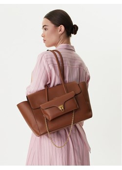 Torebka Coccinelle T8A Coccinelle Double Beat E1 T8A 11 02 01 Brązowy ze sklepu eobuwie.pl w kategorii Torby Shopper bag - zdjęcie 188126723