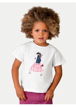 Mayoral T-Shirt 3011 Biały Regular Fit ze sklepu MODIVO w kategorii Bluzki dziewczęce - zdjęcie 188127141