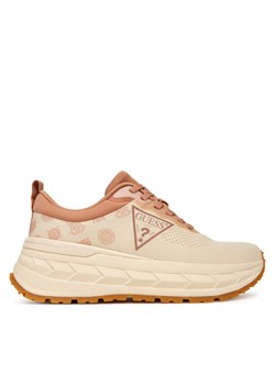 Guess Sneakersy 176755 Beżowy ze sklepu MODIVO w kategorii Buty sportowe damskie - zdjęcie 188127150