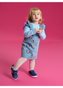 Sinsay - Sukienka jeansowa na ramiączkach z nadrukiem Minnie Mouse - niebieski ze sklepu Sinsay w kategorii Sukienki dziewczęce - zdjęcie 188127710