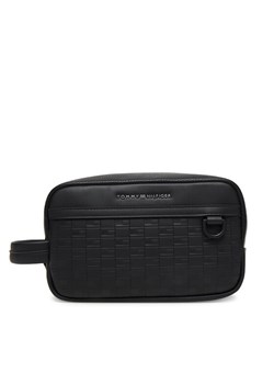 Tommy Hilfiger Kosmetyczka Th Modern Washbag AM0AM13947 Czarny ze sklepu MODIVO w kategorii Kosmetyczki - zdjęcie 188127753