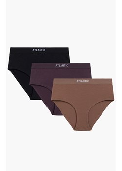 3-pack figi damskie maxi sport 3CLP-009-CAP/BUR/CZA, Kolor multicolour, Rozmiar S, ATLANTIC ze sklepu Primodo w kategorii Majtki damskie - zdjęcie 188127782