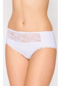 Figi damskie z wyższym stanem białe 54/1-90/2, Kolor biały, Rozmiar S, Miss Fabio ze sklepu Intymna w kategorii Majtki damskie - zdjęcie 188127913