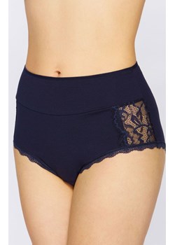Wysokie figi damskie granatowe 54/1-91/66, Kolor granatowy, Rozmiar S, Miss Fabio ze sklepu Intymna w kategorii Majtki damskie - zdjęcie 188127914