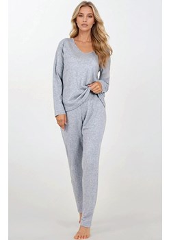 Długa piżama damska Comfort Zone, Kolor szary, Rozmiar S, Momenti per me ze sklepu Intymna w kategorii Piżamy damskie - zdjęcie 188128081