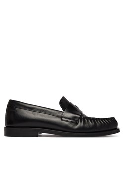 Lordsy Calvin Klein Round Loafer Lth HW0HW03031 Czarny ze sklepu eobuwie.pl w kategorii Lordsy damskie - zdjęcie 188129021