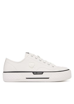 Trampki KARL LAGERFELD Kampus Max III KL50470N Biały ze sklepu eobuwie.pl w kategorii Trampki męskie - zdjęcie 188129061