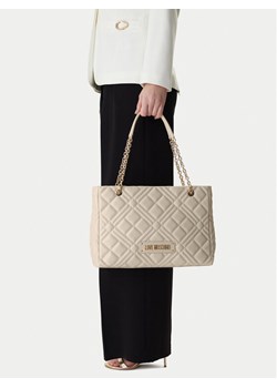Torebka LOVE MOSCHINO JC4145PP1OLA0110 Écru ze sklepu eobuwie.pl w kategorii Torebki damskie - zdjęcie 188131710