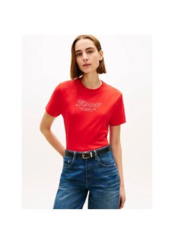Tommy Hilfiger T-shirt | Regular Fit ze sklepu Gomez Fashion Store w kategorii Bluzki damskie - zdjęcie 188132030