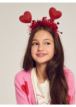 Sinsay - Opaska na głowę z sercami - czerwony ze sklepu Sinsay w kategorii Opaski dziecięce - zdjęcie 188132780