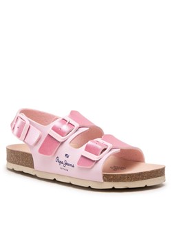 Pepe Jeans Sandały Bio Corp Girl PGS90185 Różowy ze sklepu MODIVO w kategorii Sandały dziecięce - zdjęcie 188133851