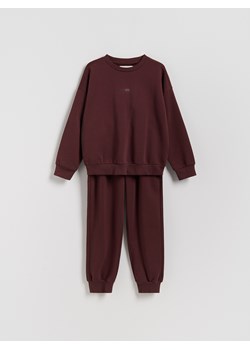 Reserved - Komplet oversize - bordowy ze sklepu Reserved w kategorii Spodnie chłopięce - zdjęcie 188134024