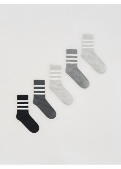 Reserved - Skarpetki 5 pack - jasnoszary ze sklepu Reserved w kategorii Skarpetki dziecięce - zdjęcie 188134503