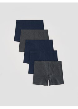 Reserved - 5 pack bokserek Long - granatowy ze sklepu Reserved w kategorii Majtki męskie - zdjęcie 188134543