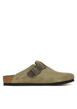 Klapki Birkenstock Boston 1031516 Khaki ze sklepu eobuwie.pl w kategorii Klapki męskie - zdjęcie 188134594