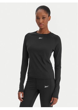 Reebok Koszulka techniczna RK25604CCW Czarny Slim Fit ze sklepu MODIVO w kategorii Bluzki damskie - zdjęcie 188134644