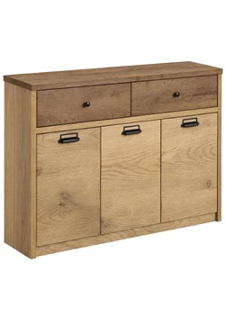 Duża komoda do przechowywania dąb cremona + dąb lefkas A7-E05 ze sklepu Edinos.pl w kategorii Komody - zdjęcie 188135203