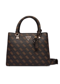 Torebka Guess HWQG96 72050 Brązowy ze sklepu eobuwie.pl w kategorii Kuferki - zdjęcie 188135852