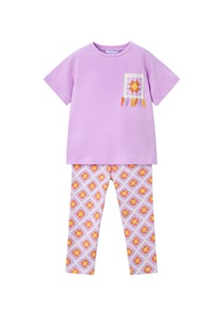 Mayoral Komplet t-shirt i legginsy 3727 Fioletowy Regular Fit ze sklepu MODIVO w kategorii Komplety dziewczęce - zdjęcie 188135973