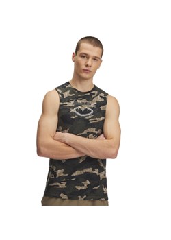 Męski top treningowy Under Armour Project Rock Camo Tank - multikolor ze sklepu Sportstylestory.com w kategorii T-shirty męskie - zdjęcie 188136183