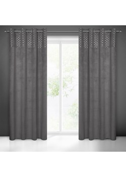 ZASŁONA GOTOWA HAZEL 140 X 250 CM GRAFITOWY ze sklepu lenaodniemowlakadoszkolniaka.pl w kategorii Zasłony - zdjęcie 188136732