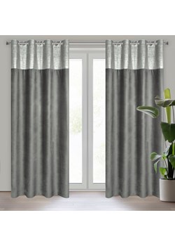 ZASŁONA GOTOWA PERI 140 X 250 CM STALOWY ze sklepu lenaodniemowlakadoszkolniaka.pl w kategorii Zasłony - zdjęcie 188137322