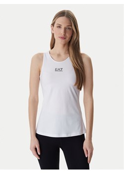 EA7 Emporio Armani Top 7W000314 AF14524 Biały Regular Fit ze sklepu MODIVO w kategorii Bluzki damskie - zdjęcie 188137904