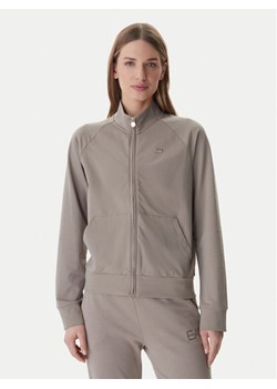 EA7 Emporio Armani Bluza 7W000457 AF13135 Brązowy Regular Fit ze sklepu MODIVO w kategorii Bluzy damskie - zdjęcie 188137930