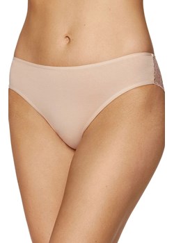 Gorteks 3-pak beżowych bawełnianych fig z koronkowym tyłem Eliza, Kolor beżowy, Rozmiar 36, Gorteks ze sklepu Intymna w kategorii Majtki damskie - zdjęcie 188138374