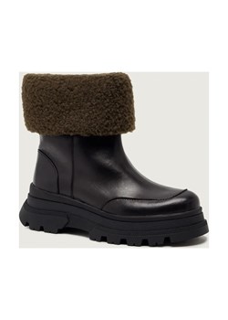 BOSS BLACK Skórzane botki Foster | regular waist ze sklepu Gomez Fashion Store w kategorii Botki - zdjęcie 188139033