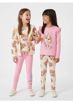 Sinsay - Bawełniane legginsy ze wzorem PAW Patrol - różowy ze sklepu Sinsay w kategorii Spodnie dziewczęce - zdjęcie 188139981