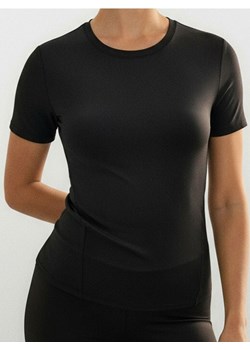 Sinsay - Koszulka sportowa Gym Hard - czarny ze sklepu Sinsay w kategorii Bluzki damskie - zdjęcie 188140901