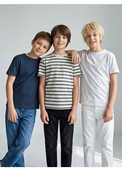 Sinsay - Zestaw bawełnianych koszulek z krótkim rękawem 3 pack - wielobarwny ze sklepu Sinsay w kategorii T-shirty chłopięce - zdjęcie 188141221