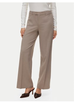 Vero Moda Spodnie materiałowe Texas 10334103 Beżowy Straight Fit ze sklepu MODIVO w kategorii Spodnie damskie - zdjęcie 188141363