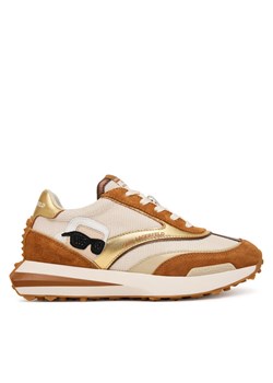 KARL LAGERFELD Sneakersy Zone KL62930N Brązowy ze sklepu MODIVO w kategorii Buty sportowe damskie - zdjęcie 188141480