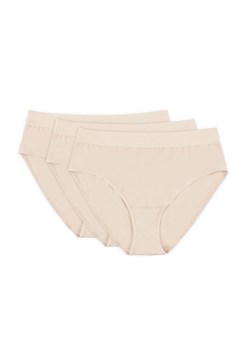 Gorteks 3-pak fig damskich bawełnianych beżowych Alana, Kolor beżowy, Rozmiar 36, Gorteks ze sklepu Primodo w kategorii Majtki damskie - zdjęcie 188141503
