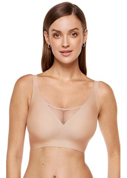 Gorteks beżowy biustonosz miękki soft bez fiszbin plus size Misty, Kolor beżowy, Rozmiar 36, Gorteks ze sklepu Primodo w kategorii Biustonosze - zdjęcie 188141534