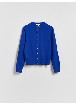 Reserved - Kardigan z wełny merino - niebieski ze sklepu Reserved w kategorii Swetry damskie - zdjęcie 188141641