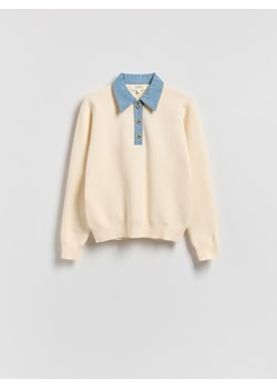 Reserved - Sweter z wiskozą - złamana biel ze sklepu Reserved w kategorii Swetry damskie - zdjęcie 188141643