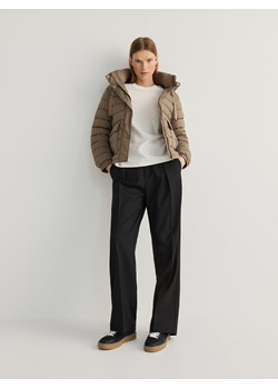 Reserved - Pikowana kurtka light padded - brązowy ze sklepu Reserved w kategorii Kurtki damskie - zdjęcie 188141791